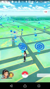 ベルマルシェ近辺のポケストップ