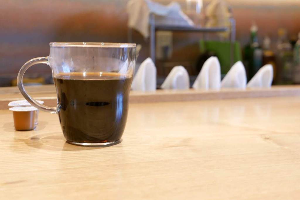 食後のホットコーヒー